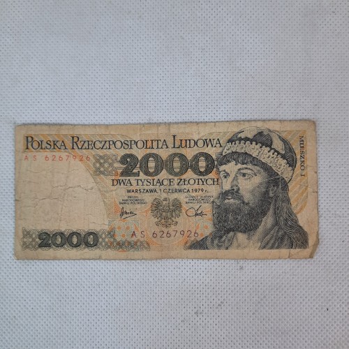 Banknot nominał 2000