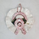 Zawieszka/ozdoba na ścianę ceramiczna 