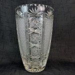 Wazon kryształowy Huta JULIA PRL 27 cm