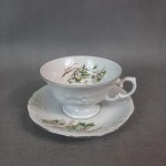Filiżanka porcelanowa WAŁBRZYCH liście 