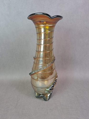 Wazon szklany Carnival Glass 