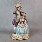 Figurka porcelanowa para zakochanych Japan 