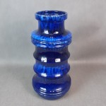 Wazon ceramiczny w kolorze kobaltowym FAT LAVA