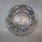 Posrebrzana neobarokowa patera