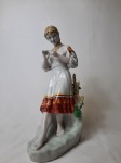 Figurka porcelanowa kobieta ŁOMONOSOW