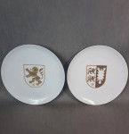 Zestaw talerzy ściennych z herbami ROSENTHAL