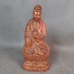 Figurka drewniana mnich