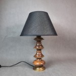 Lampa stołowa drewniana VINTAGE