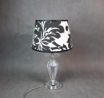 Lampa stołowa przezroczysta podstawa 