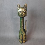 Figurka drewniana kota