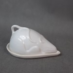 Pojemnik ceramiczny na ser w kształcie myszy