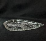 Patera kryształowa liść PRL