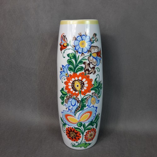 Wazon porcelanowy w kwiaty WAWEL