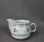 Mlecznik/Dzbanek porcelanowy niebieskie kwiaty WŁOCŁAWEK