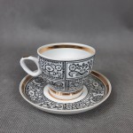 Filiżanka porcelanowa zdobiona ZSRR