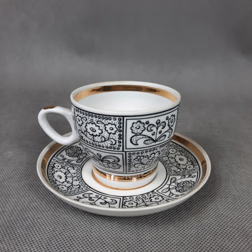Filiżanka porcelanowa zdobiona ZSRR