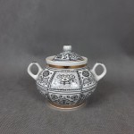 Cukiernica porcelanowa zdobiona ZSRR