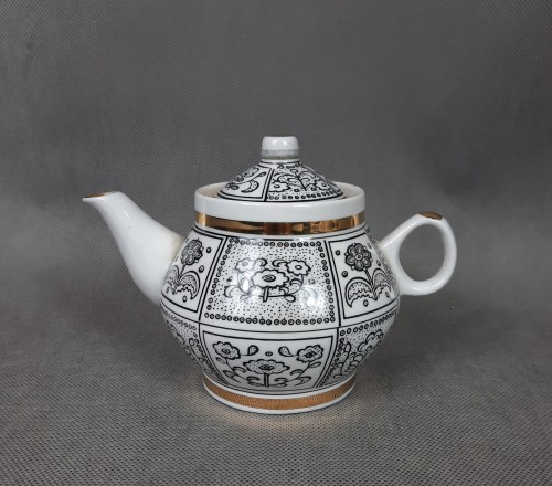 Dzbanek/Imbryk porcelanowy zdobiony ZSRR