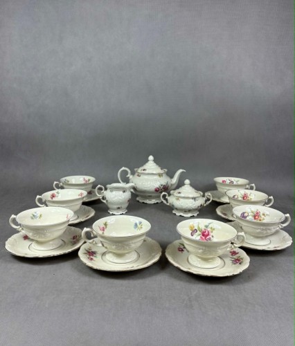 Serwis herbaciany porcelanowy KPM 
