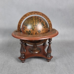Globus drewniany VINTAGE 