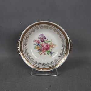 Miska porcelanowa zdobiona kwiatami BAVARIA