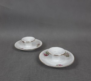 Świeczniki porcelanowe z profitką BAVARIA