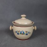 Pojemnik ceramiczny kuchenny kremowy większy BOLESŁAWIEC