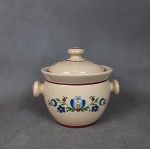 Pojemnik ceramiczny kuchenny kremowy mniejszy BOLESŁAWIEC