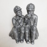 Figurka Górnicy z żeliwa 
