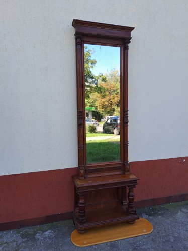Lustro z konsolą eklektyczne