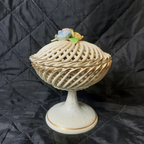 Bomboniera Żardiniera porcelanowa kwiatki
