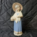 Figurka porcelanowa szkliwiona dziewczynka REX VALENCIA