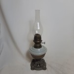 Lampa naftowa cynowa