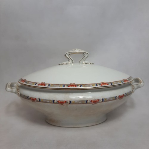 Waza porcelanowa złocona 
