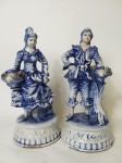 Figurki porcelanowe kobieta i mężczyzna 