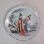 Talerz porcelanowy Gejsze Japoński
