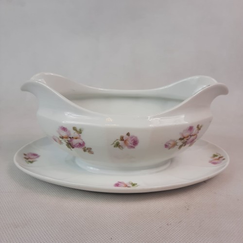 Sosjerka porcelanowa w róże Krautheim